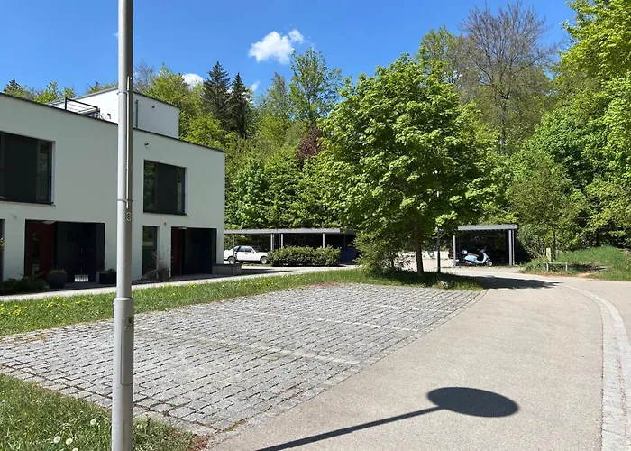 Tatil Evi Snug 7 - Design House In Starnberg, Terrace, Lake, Munich South Starnberg