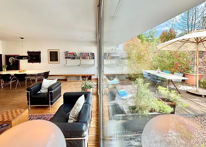 Snug 7 - Design House In Starnberg, Terrace, Lake, Munich South Tatil Evi *