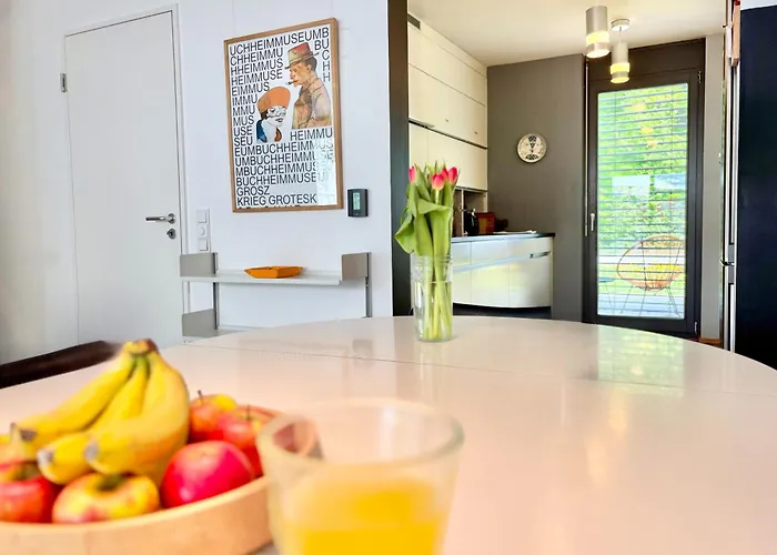 Tatil Evi Snug 7 - Design House In Starnberg, Terrace, Lake, Munich South *